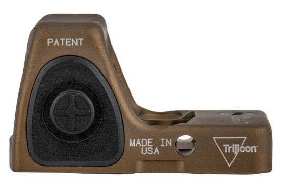 Trijicon coyote brown RMR Type 2 HRS 3.25 MOA reflex red dot sight is 100% made in the U.S.A. for maximum quality